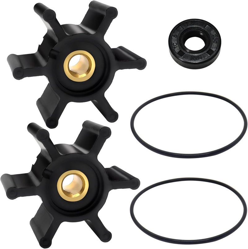 MINIMARU Impeller & O-Ring Kit & Oil Seal Complete Repair Kit, Fully Compatible with Milwaukee M18 Transfer Pumps, Replaces 49-16-2771 (2 impeller set) - Image 1